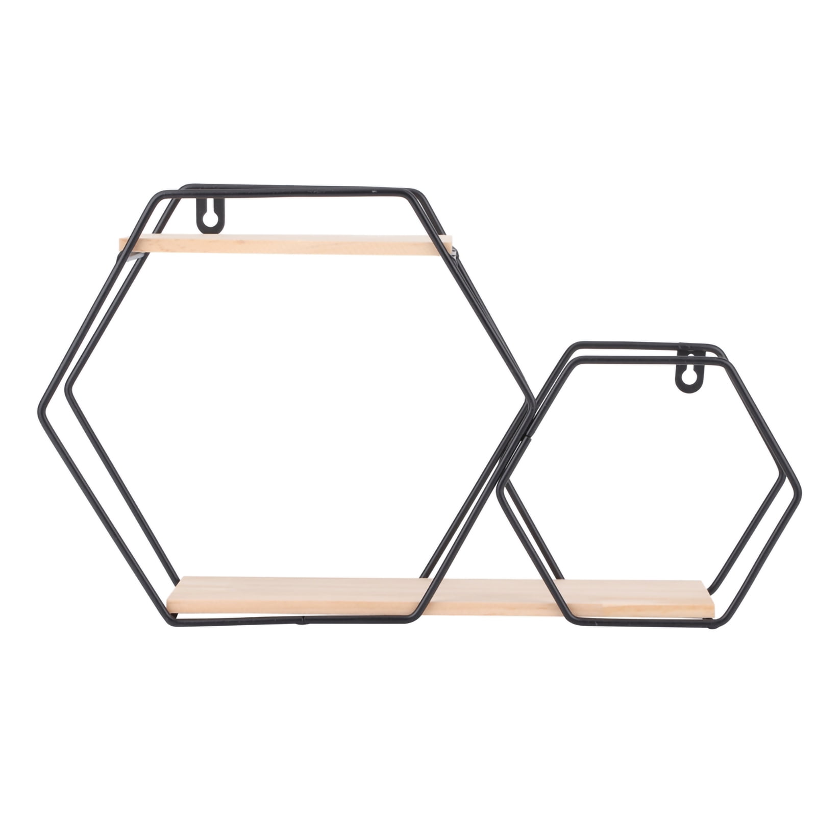 Rustic Floating Shelves,No Punch Shelves Wall Mounted Set, Wall Storage