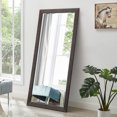 thumbnail image 1 of Rustic Floor Mirror by Naomi Home-Finish:Espresso,Size:66" x 32", 1 of 10