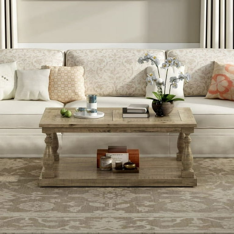 Floor shelf coffee cheap table with storage