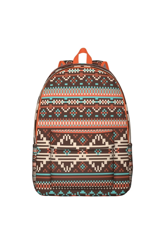 Rustic Floral Laptop Backpack for Women, Waterproof and Spacious School Bag with Vintage Boho Chic Vibe