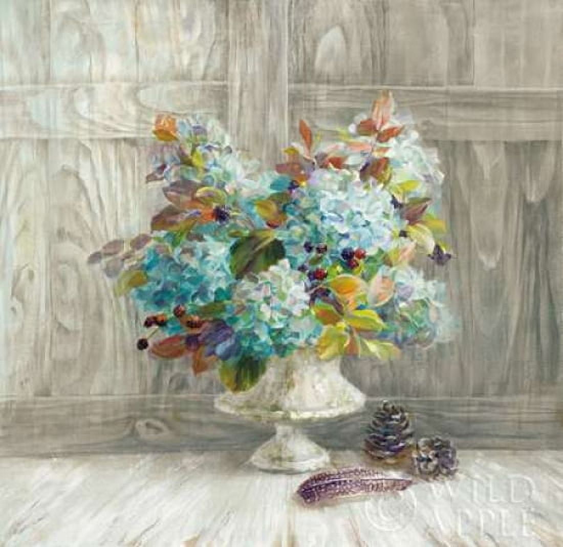 Rustic Florals Canvas Art - Danhui Nai (24 x 24)