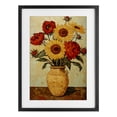thumbnail image 1 of Rustic Flower Display Black Framed Print Under Glass, design by Petal Prints Design, 1 of 10