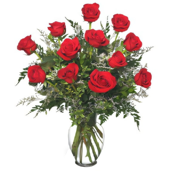 Rustic Flowers Classic Dozen Roses
