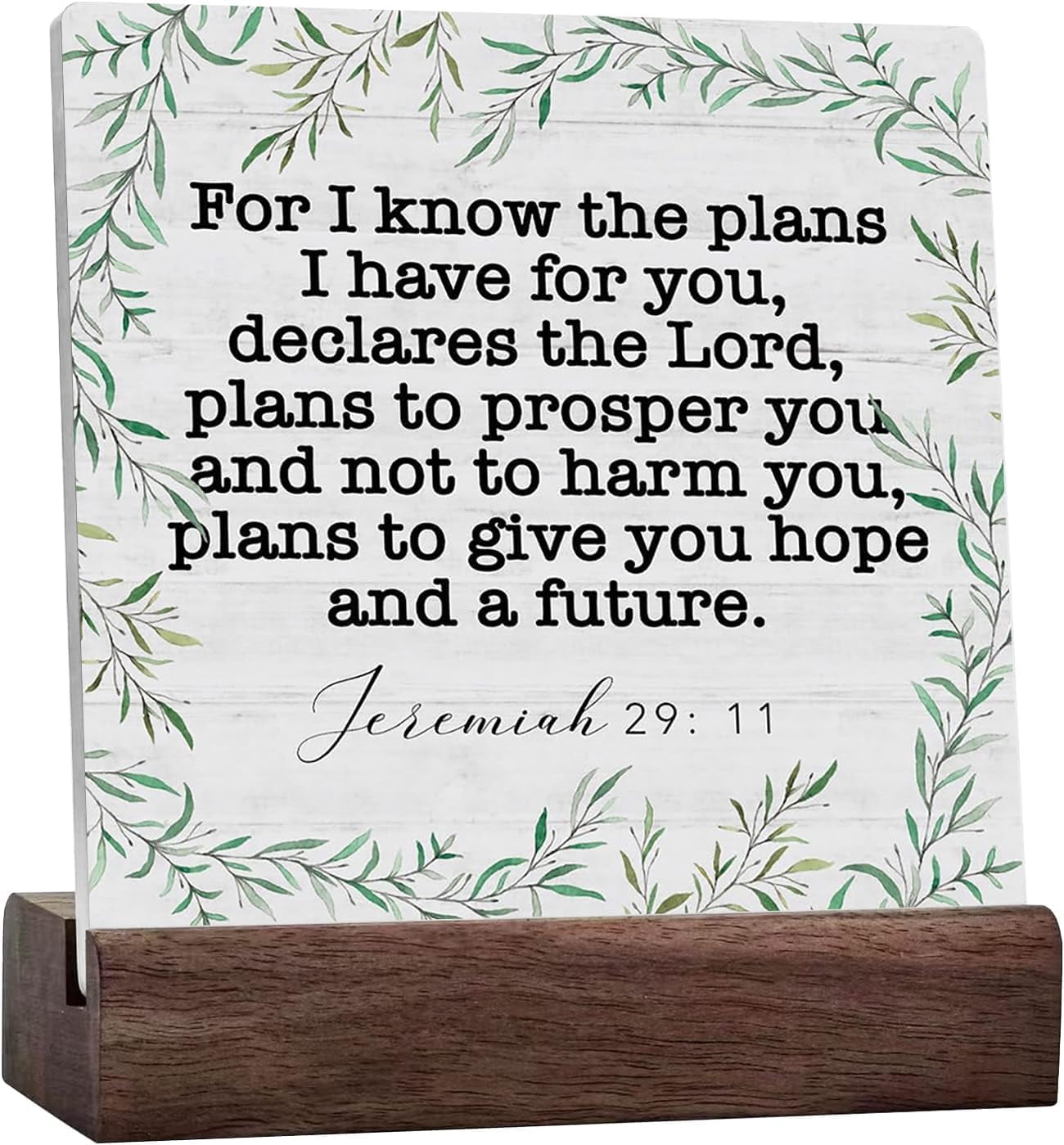 Rustic For I Know The Plans I Have For You Jeremiah 29:11 Sign ...