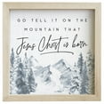 thumbnail image 1 of Sincere Surroundings 359762 Rustic Frame - Go Tell On The Mountain - 10 x 10 in., 1 of 1