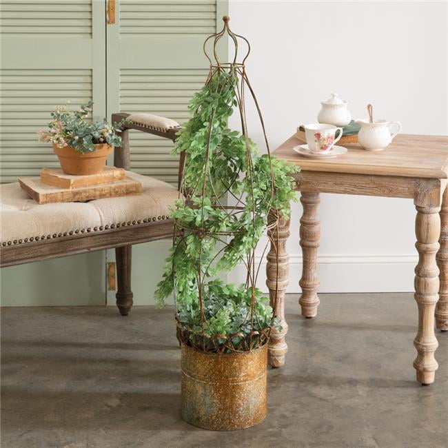 Rustic Topiary Rustic Garden Topiary Planter - Walmart.com