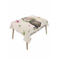 thumbnail image 1 of Rustic Groundhog Table Cloth, Waterproof Tablecloth for Rectangle Tables, Spring Floral Butterfly Botanical Reusable Washable Fabric Table Cover for Restaurant Kitchen Dining Tables 52"x70", 1 of 9