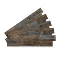 thumbnail image 1 of Rustic Grove 25.5in x 6in Panel in Blended Brown (5-Pack), 1 of 12