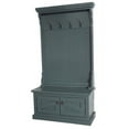 thumbnail image 1 of Rustic Hall Tree Top & Plain Base with 17 in. Storage Bench, Green, 1 of 1