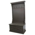 thumbnail image 1 of Rustic Hall Tree Top & Plain Base with 17 in. Storage Bench, Rustic Grey, 1 of 1