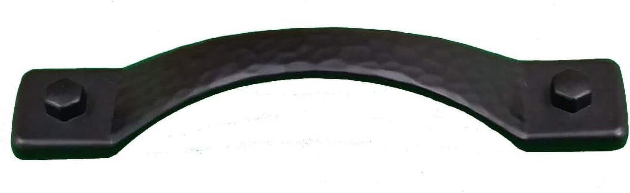 Rustic Hammered Drawer Pull (6 PK) Pull Matte Black