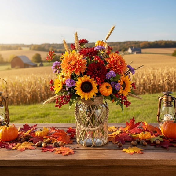Rustic Hanging Mason Jar Creative Rope Net Dry Flower Glass Vase with Handle,Decorative Bottle Vase for Dining Room, Bedroom, Bathroom, Mantel,Table Centerpiece Home Decor Wedding Party