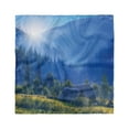 thumbnail image 1 of Rustic Head Scarf, Mountain Village Ukraine, Head Wrap, 3 Sizes, by Ambesonne, 1 of 2