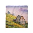 thumbnail image 1 of Rustic Head Scarf, Wooden Houses Mountain, Head Wrap, 3 Sizes, by Ambesonne, 1 of 2