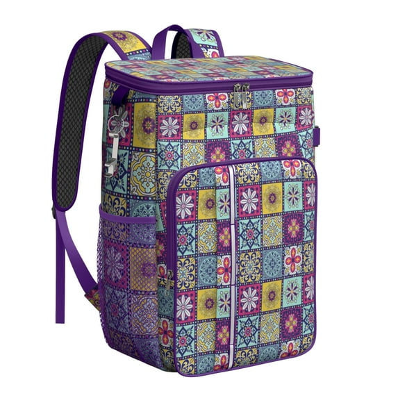 Rustic Home Decor Artistic Home Accents Cooler Backpack - 20L Insulated Leakproof Lunch Bag