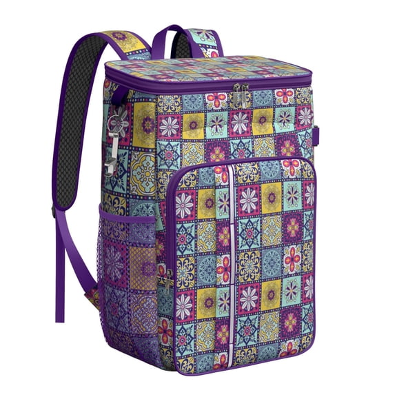 Rustic Home Decor Artistic Home Accents Cooler Backpack - 20L Insulated Leakproof Lunch Bag