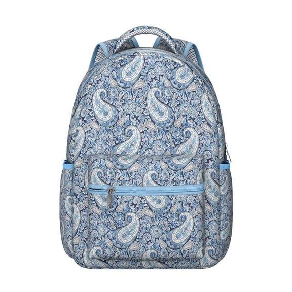 Rustic Home Decor Inspired School Backpack, Scratch-Resistant, Adjustable Shoulder Straps, Large Capacity Durable Oxford Cloth Bag with Tribal and Boho Patterns for Student