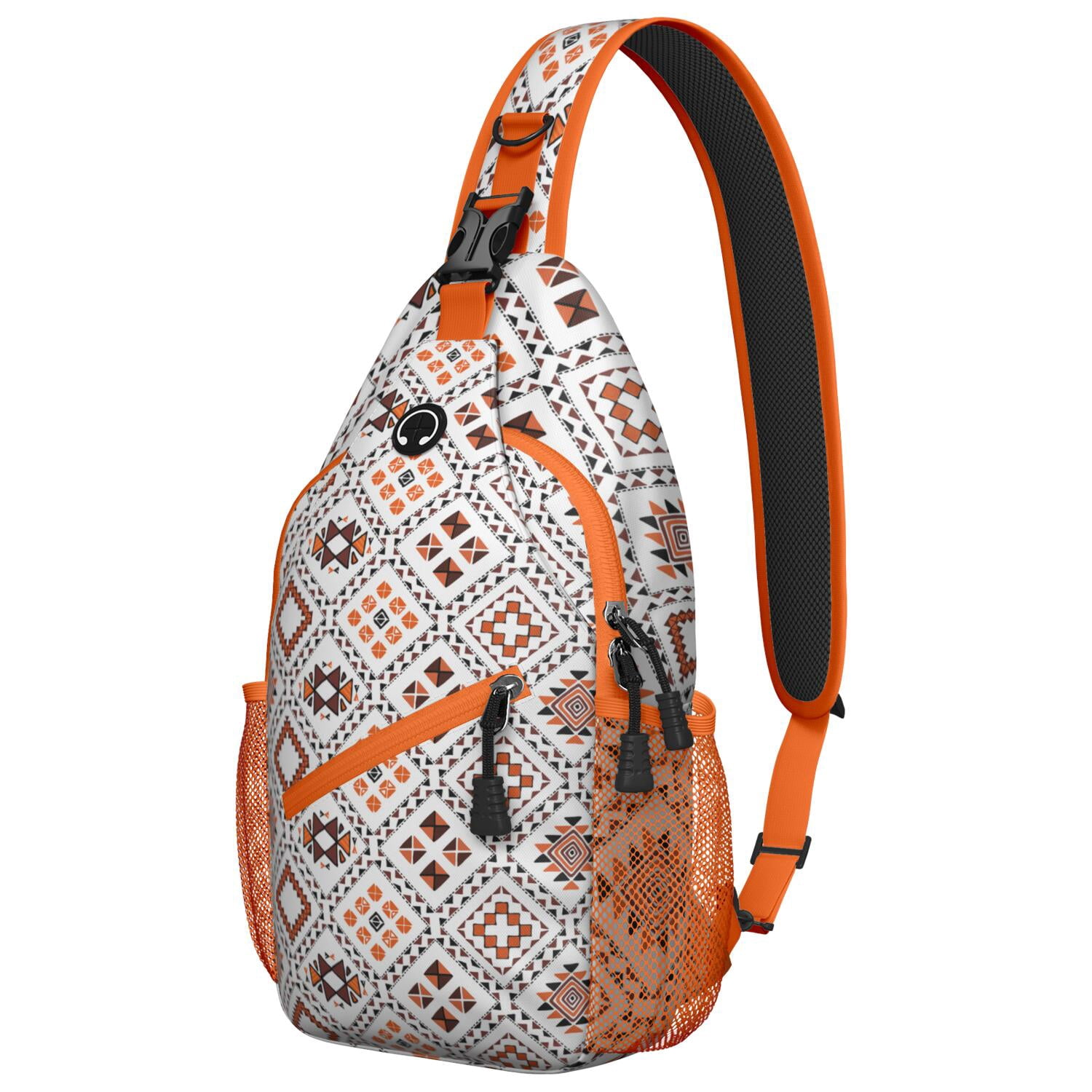 Rustic Home Decor Inspired Sling Bag Spacious Chest Bag for Commuters Artistic & Versatile