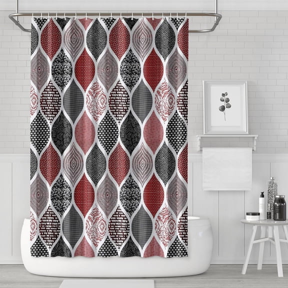 Rustic Home Decor Shower Curtain, Aesthetic Room Decor Earthy Waterproof 72x72 Inch Quick Dry
