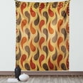 thumbnail image 1 of Rustic Home Decor Tapestry, Abstract Tadpole Patterns Tiling of Wavy Shapes Ornamental Artwork, Wall Hanging for Bedroom Living Room Dorm Decor, 40W X 60L Inches, Brown Black , by Ambesonne, 1 of 5