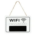 Rustic Home Hanging Decorations Store Hotel Public Places WIFI Password