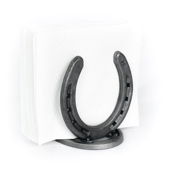 Rustic Horseshoe Napkin Holder