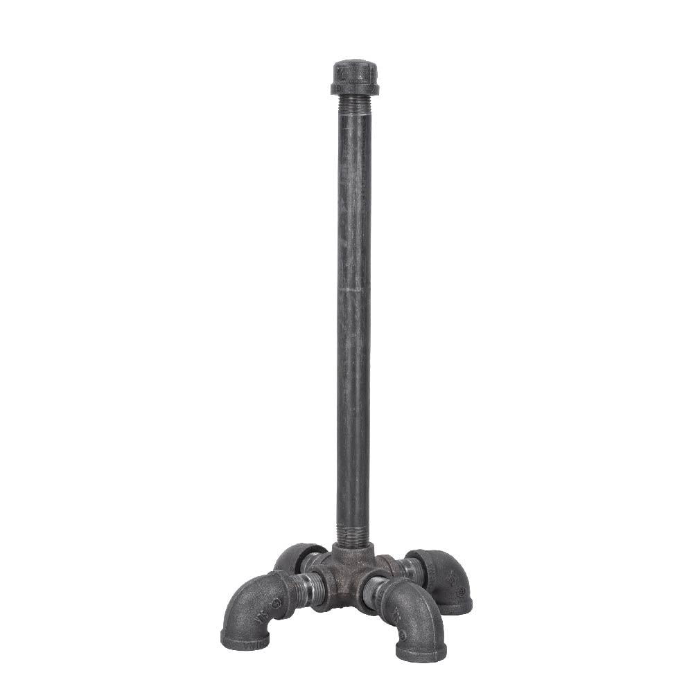 Industrial Black Cast Iron Pipe Paper Towel Holder