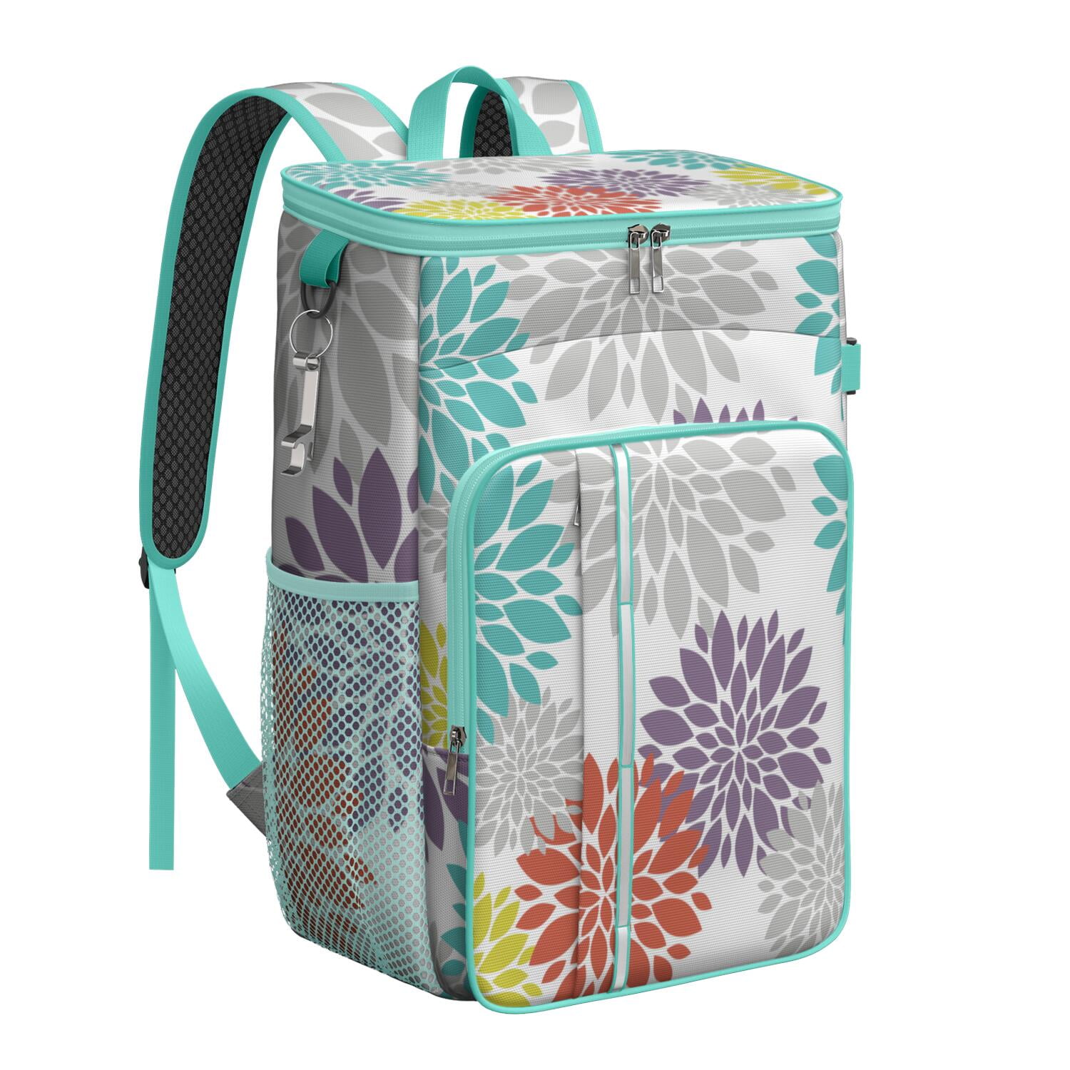 Cute Cherry Print Insulated Cooler Backpack - 20L High  display picture 3