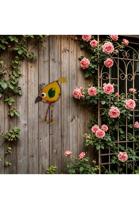 Rustic Iron Peacock Decor, Vintage Metal Garden Patio Balcony Statue, Living Room Courtyard Ornament, Decor for Living Room Balcony Courtyard Terrace