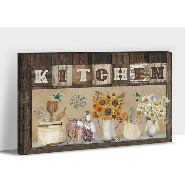 Rustic Kitchen Pictures Wall Decor Farmhouse Wall Art Kitchen