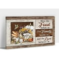 thumbnail image 1 of Rustic Kitchen Wall Art - Kitchen Food Pictures for Farmhouse Dining Room Wall Decor, Vintage Kitchen Food Proverb Canvas Prints, Kitchen Framed Artwork for Country Restaurant Decorations 12x18 Inches, 1 of 1