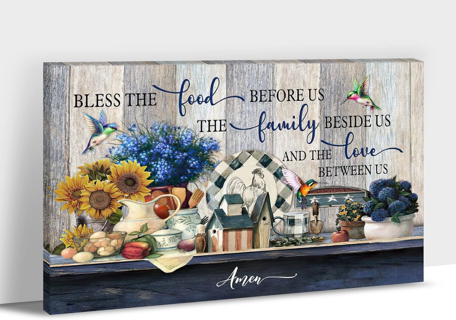 Rustic Kitchen Wall Art Kitchen Tableware Pictures for Farmhouse