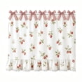 thumbnail image 1 of Rustic Lace Oven Cover and Decorative Stove Curtain with Trim, Kitchen Appliance Dust Guard Protector, Farmhouse Style Home Decor for Range and Microwave, 1 of 8