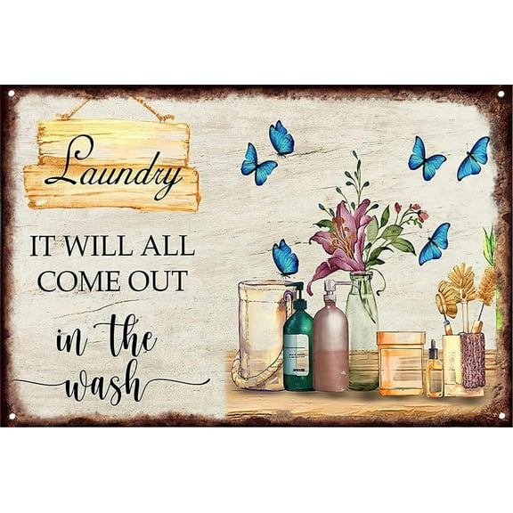 Rustic Laundry Room Wall Art Laundry Schedule Funny Rules Wall Decor Farmhouse Flower Country Laundry Room Sign Pictures Artwork For Bathroom Laundry Room Decor Unframed 8X12 Inch