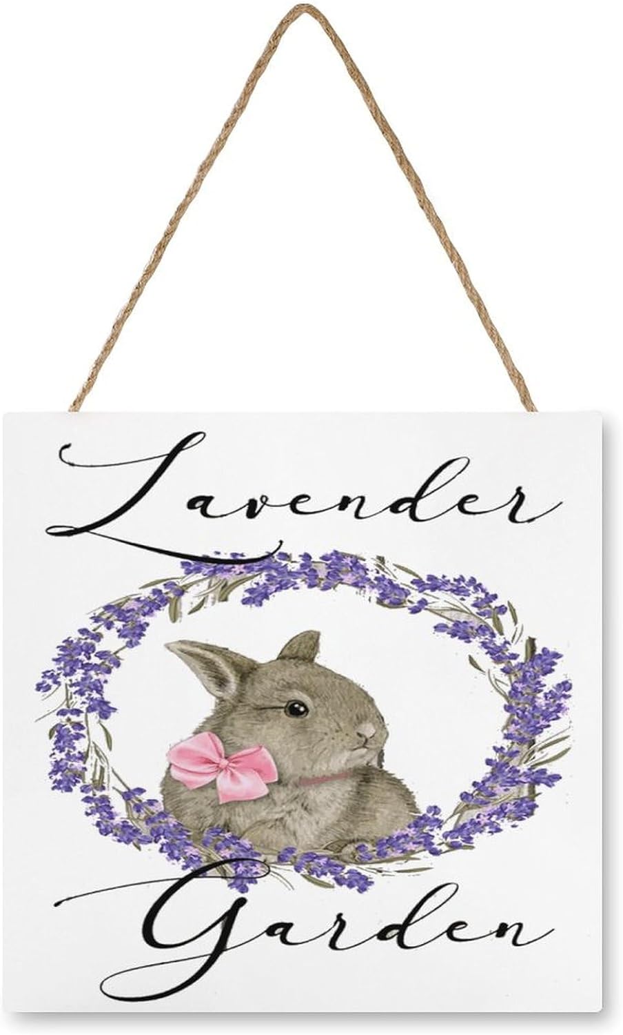 Rustic Lavender Farmhouse Home Office Wall Decor Funny Easter ...