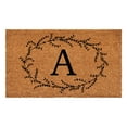 thumbnail image 1 of Rustic Leaf Vine Monogrammed Doormat, 24" x 36" (Letter A), 1 of 3