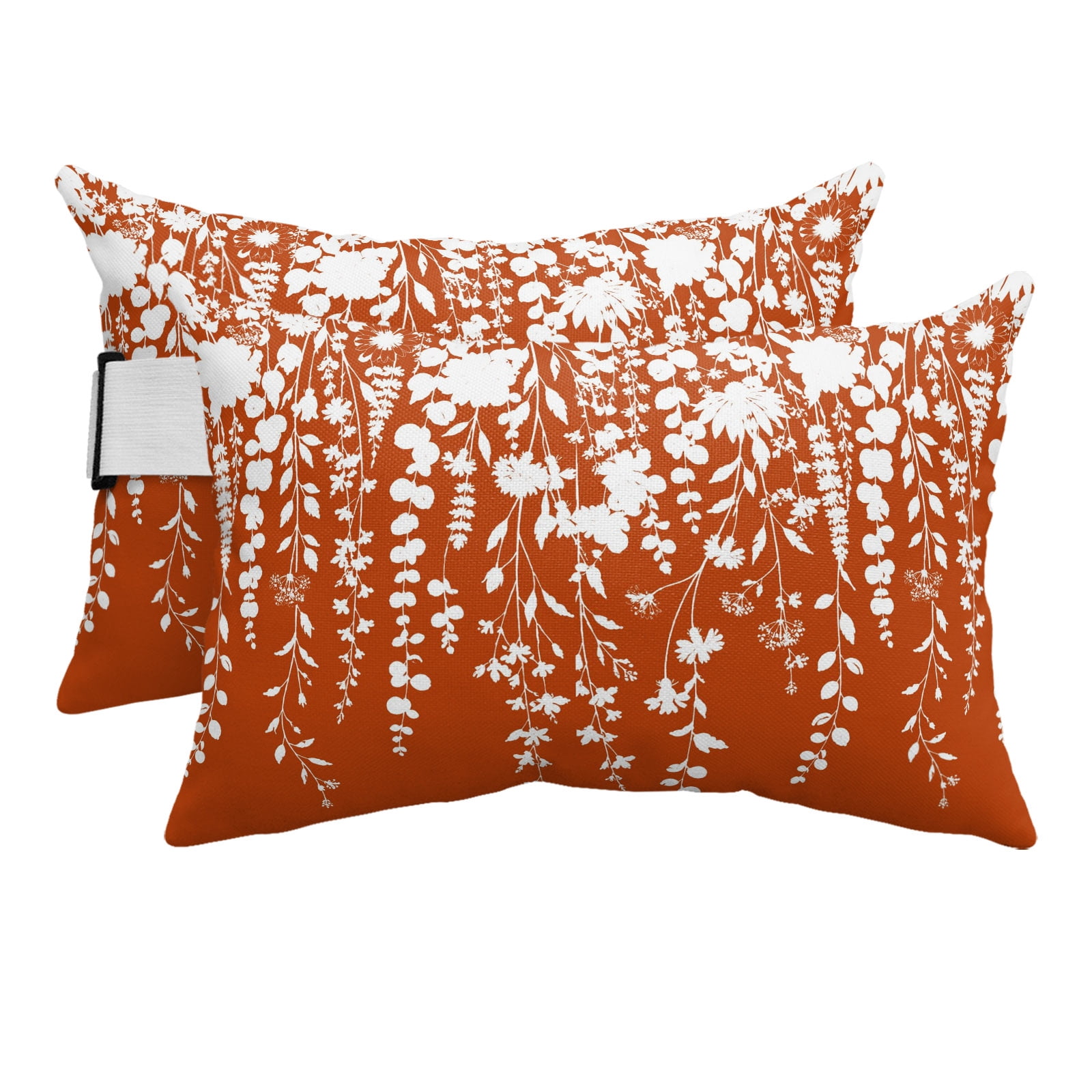 Rustic Boots Rustic Leaves Terracotta Outdoor Pillow for Chaise Lounge Chair,Farm ...
