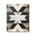 thumbnail image 1 of Rustic Linear Aztec Shapes Abstract Graphic Art Gallery Wrapped Canvas Print Wall Art, 1 of 7