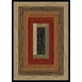 thumbnail image 1 of Rustic Lodge Panel Stripes Cabin Multi Area Rug - 7'10 x 9'10, 1 of 5