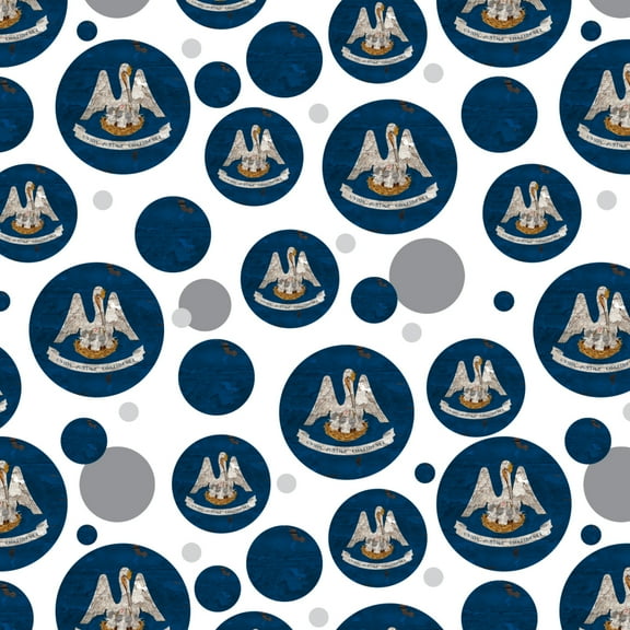 Rustic Louisiana State Flag Distressed USA Premium Gift Wrap Wrapping Paper Roll
