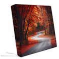 Autumn Rustic Maple Rustic Maple Leaf Tree Road Outdoor Seat Cushion Covers Set of 2 ...