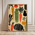 thumbnail image 1 of Rustic Market Vegetables Kitchen Poster Design 2 UNFRAMED PAPER POSTER, Home Decor, 1 of 3