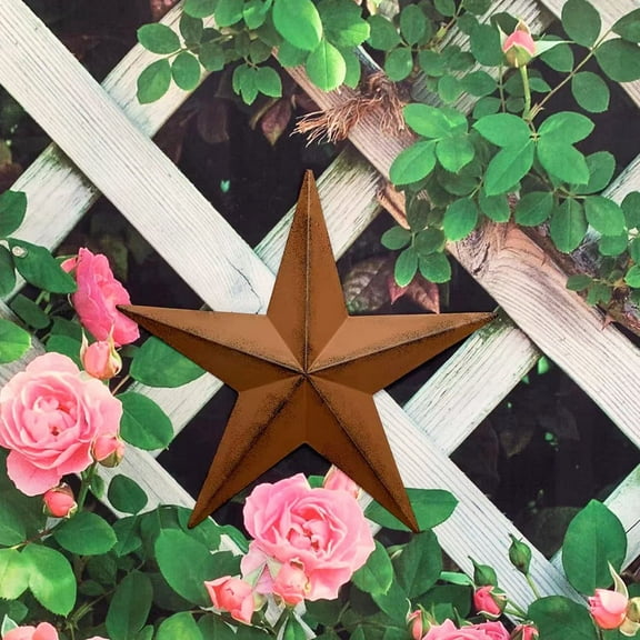 Rustic Metal 3D Barn Americana Stars Patriotic Wall Decoration American Flag Wall Star July 10th Country Americana Star