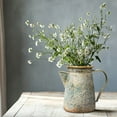 thumbnail image 1 of Vintage Metal Milk Jug Vase, 1L Small Rustic Flower Vase with Spout and Handle, Farmhouse Home Decor for Table, Kitchen, Garden Watering Can, Outdoor Indoor Centerpiece Decor, 1 of 5