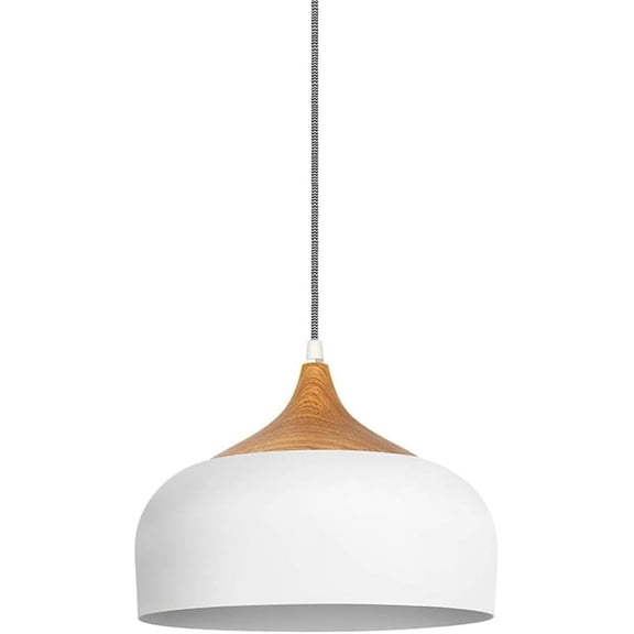 Rustic Metal Pendant Light Fixture for Dining Room, Modern Simple Pendant Lighting for Kitchen Island, Retro Farmhouse Pendant Light, Industrial Style Pendant Lamp