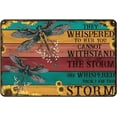 thumbnail image 1 of Rustic Metal Wall Art Metal Sign Dragonflies Sunflower Rustic Decor Dragonfly Metal Sign Vintage Home Decor Rustic Aluminum Tin Signs Wall Art Metal Poster for Garage Bar 8x6 inch, 1 of 5