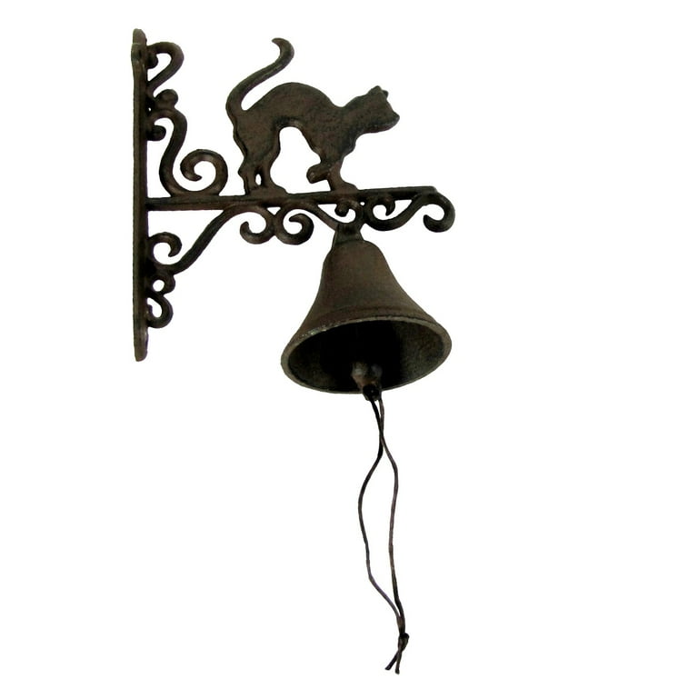 Rustic Metal Wall Mount Cat Door Bell Rustic Metal Wall Mount Cat Door Bell