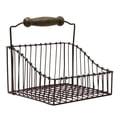 thumbnail image 1 of Rustic Metal Wire Storage Bin Basket Napkin Holder Travel Caddy Farmhouse Decor, 1 of 3
