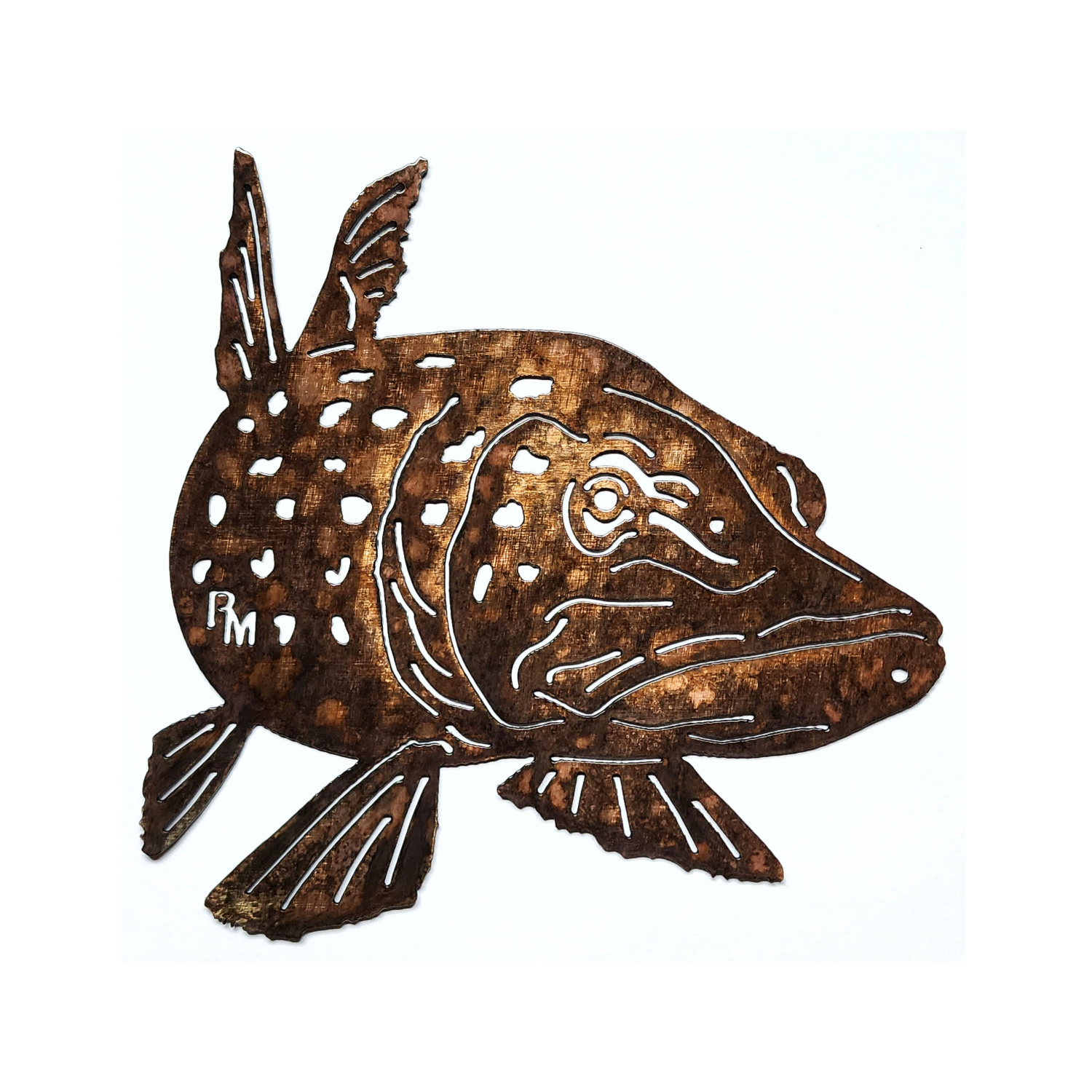 Rustic Metalz Northern Pike Fish Wall Art Rustic Metal Fish Gift Vintage Pike Fishing Gift For