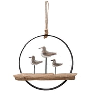 Rustic Nautical Seagull Decor Beach Theme Home Decoration Seagull Sculpture Home Decor for Bathroom Bedroom Lake House Decoration Rustic Seabird